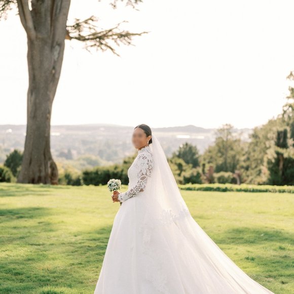 Amsale Wedding Dress - Picture 1 of 9